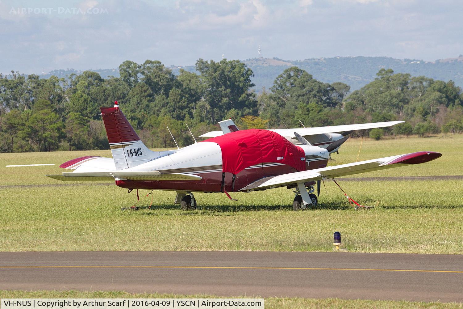 VH-NUS, 1973 Piper PA-28R-200 Cherokee Arrow C/N 28R-7335153, VH-NUS Camden Airport NSW 09-04-2016