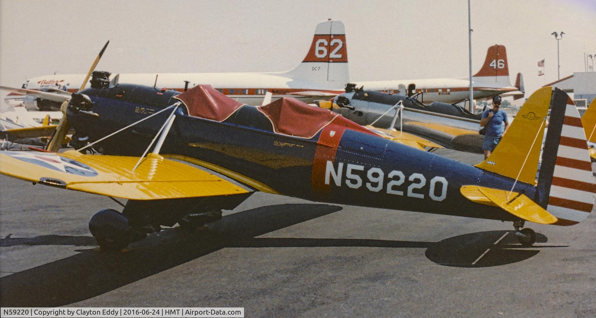 N59220, 1942 Ryan Aeronautical ST3KR C/N 2058, N59220 at Hemet Ryan Airport, Ryan Fly in.