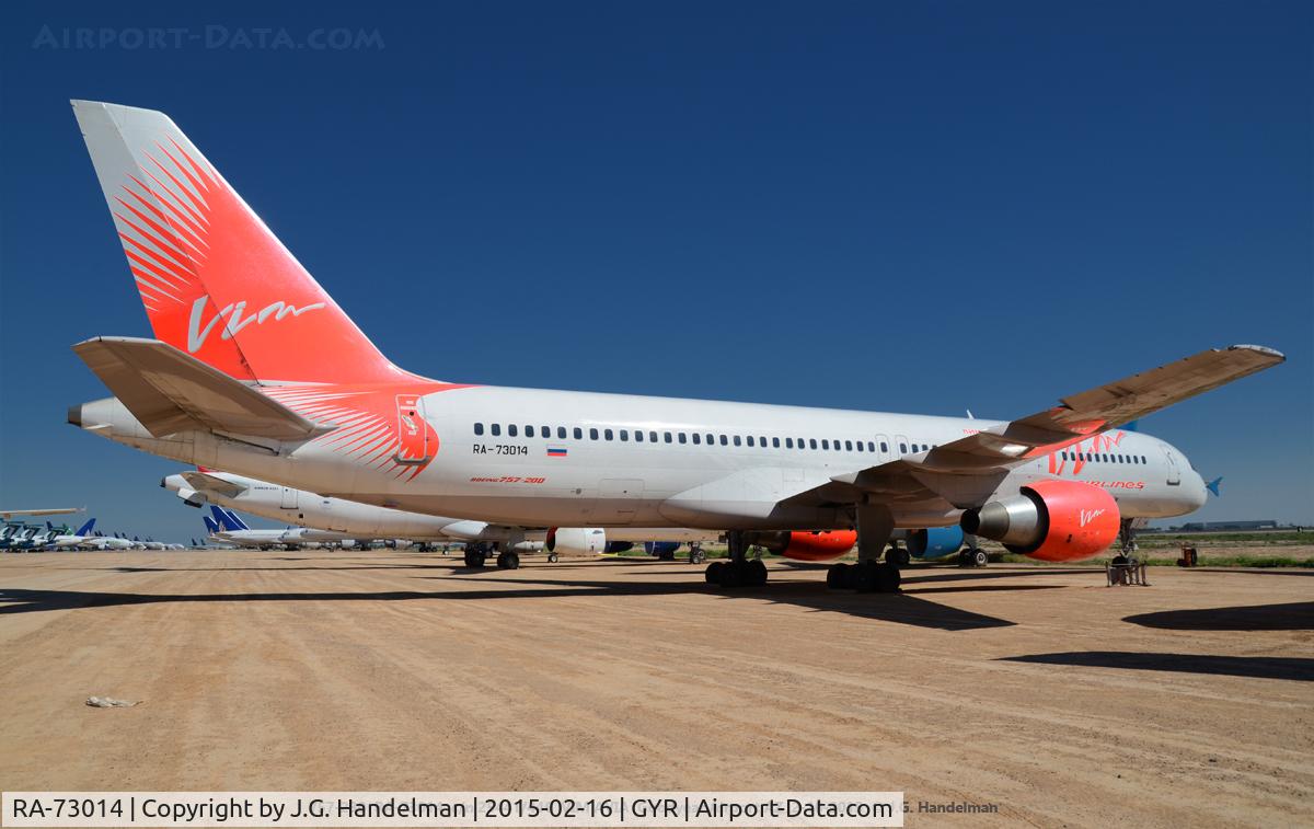 RA-73014, 1992 Boeing 757-230 C/N 25441, In storage.