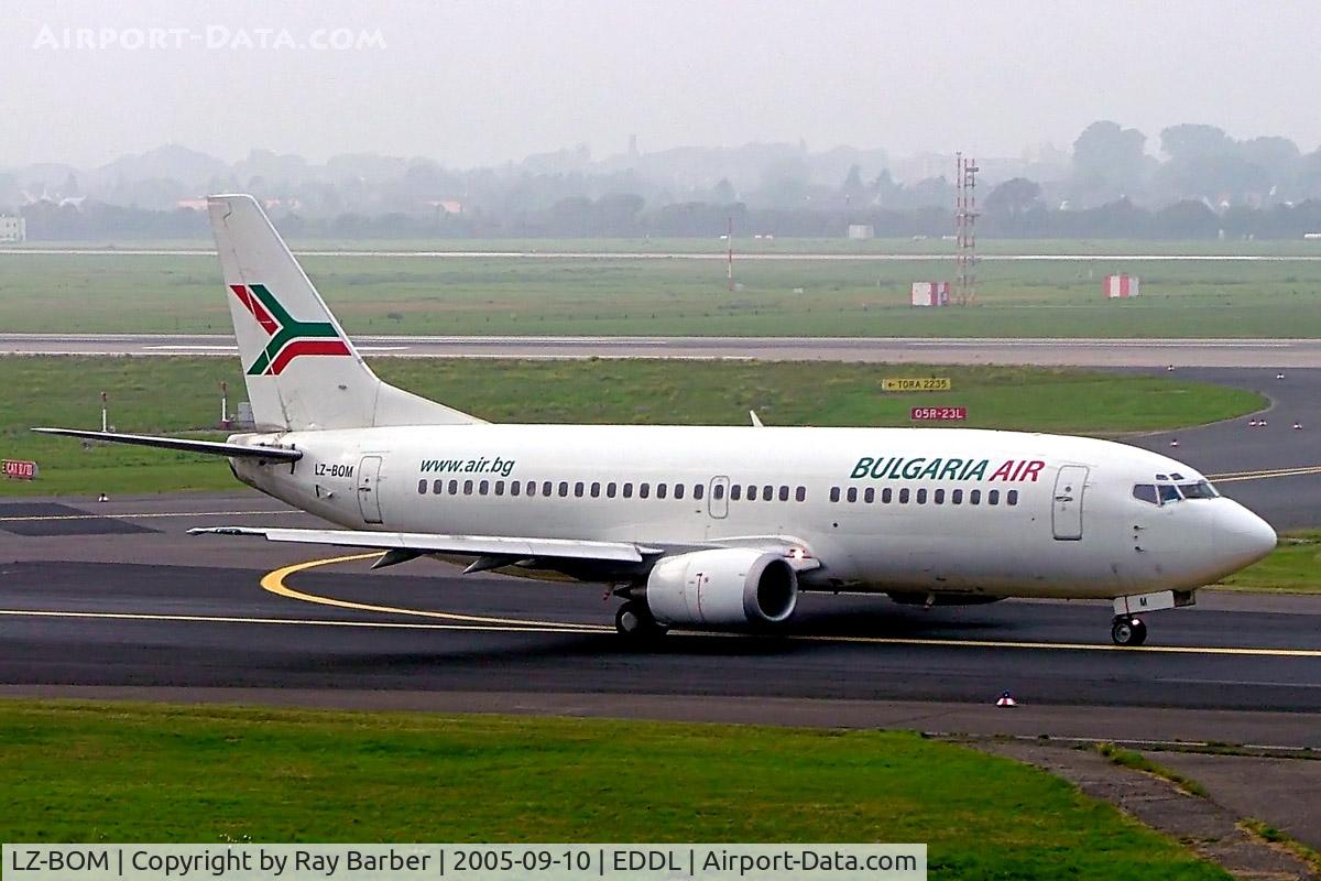 LZ-BOM, 1997 Boeing 737-36Q C/N 29059, Boeing 737-31S [29059] (Bulgaria Air) Dusseldorf~D 10/09/2005