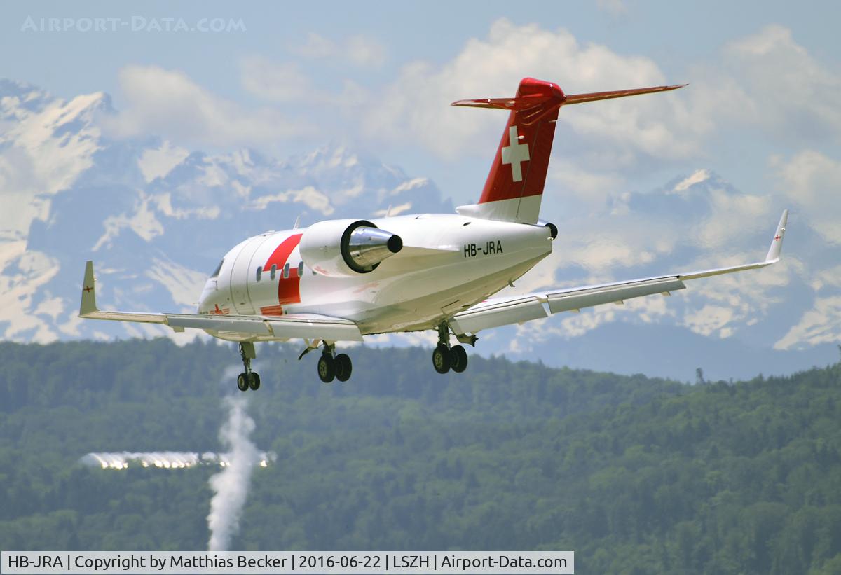 HB-JRA, 2002 Bombardier Challenger 604 (CL-600-2B16) C/N 5529, HB-JRA