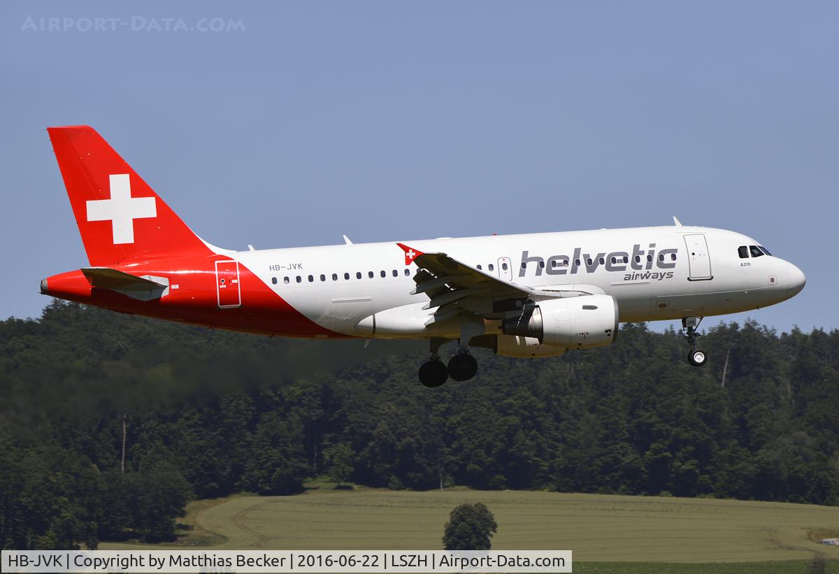 HB-JVK, 2003 Airbus A319-112 C/N 1886, HB-JVK
