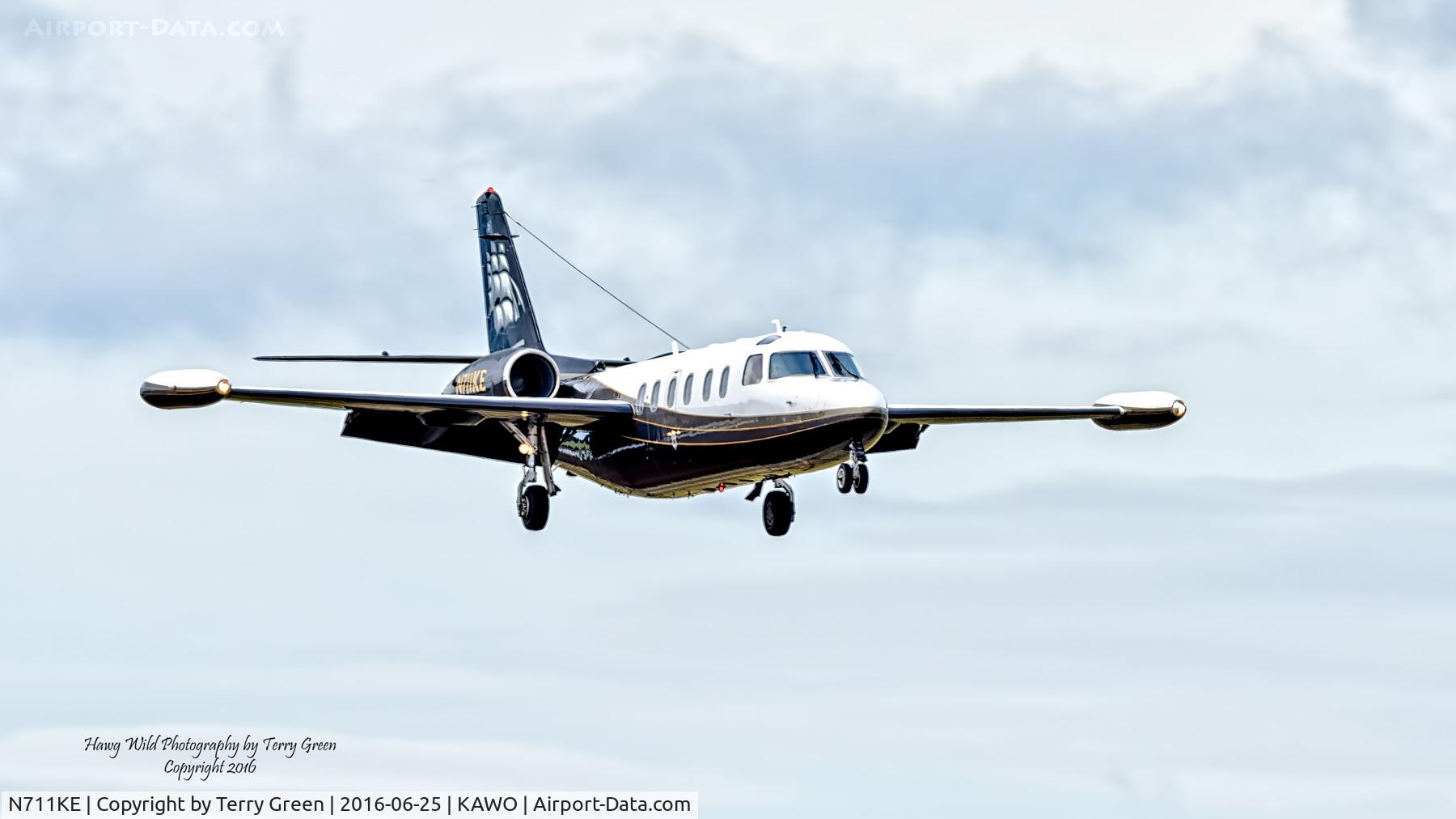 N711KE, 1980 Israel Aircraft Industries IAI-1124 Westwind C/N 288, Arlington Washington
