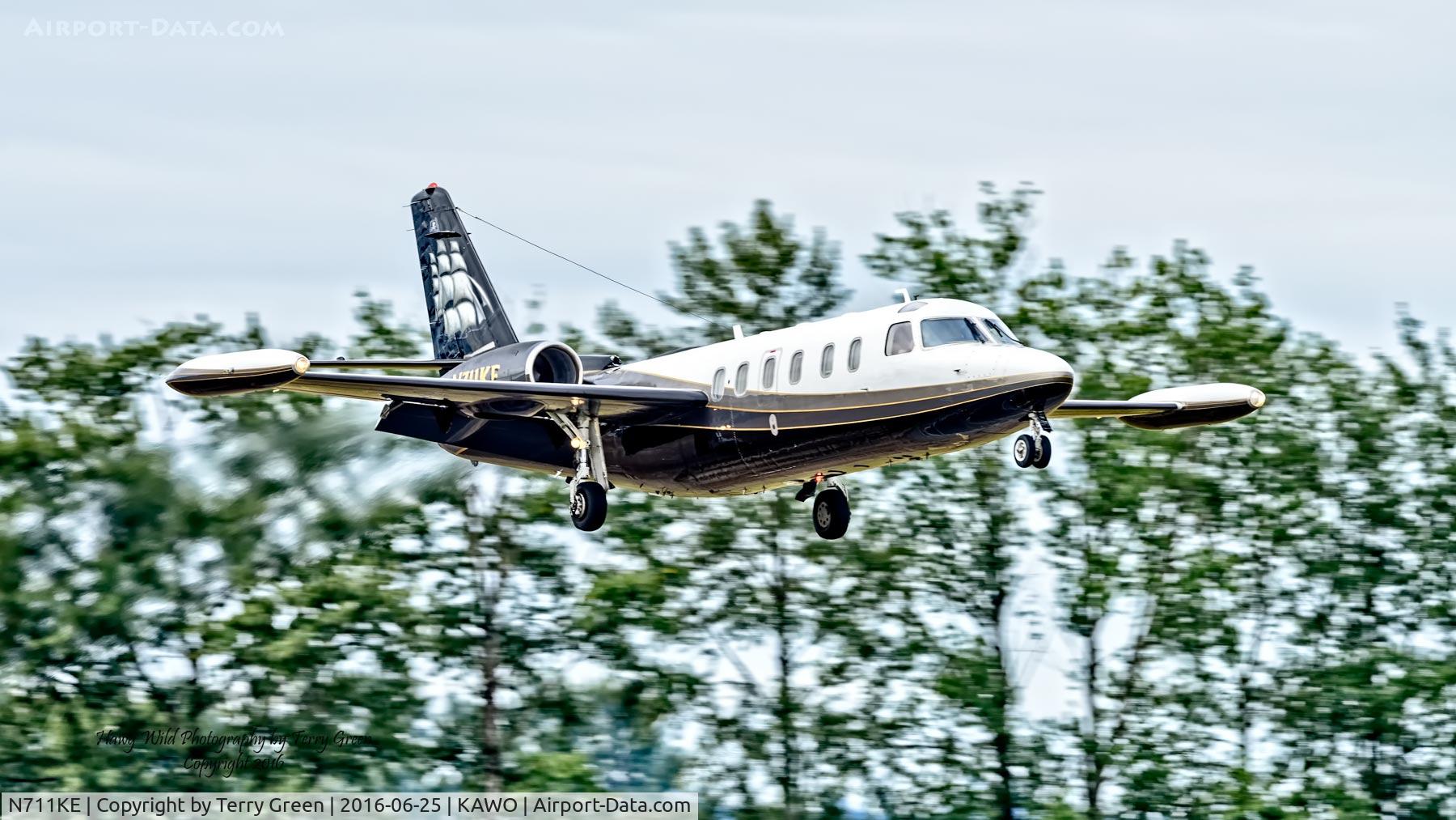 N711KE, 1980 Israel Aircraft Industries IAI-1124 Westwind C/N 288, Arlington Washington