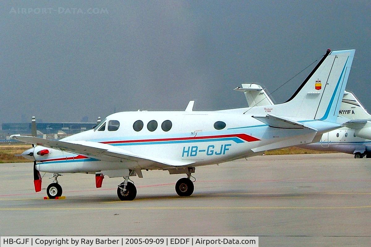 HB-GJF, 1995 Beech C90A King Air C/N LJ-1407, Beech C90B King Air [LJ-1407] Frankfurt~D 09/09/2005