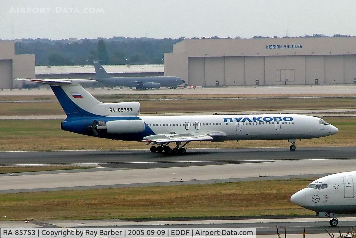 RA-85753, 1992 Tupolev Tu-154M C/N 92A935, Tupolev Tu-154M [92A-935] (Pulkovo Aviation) Frankfurt~D 09/09/2005