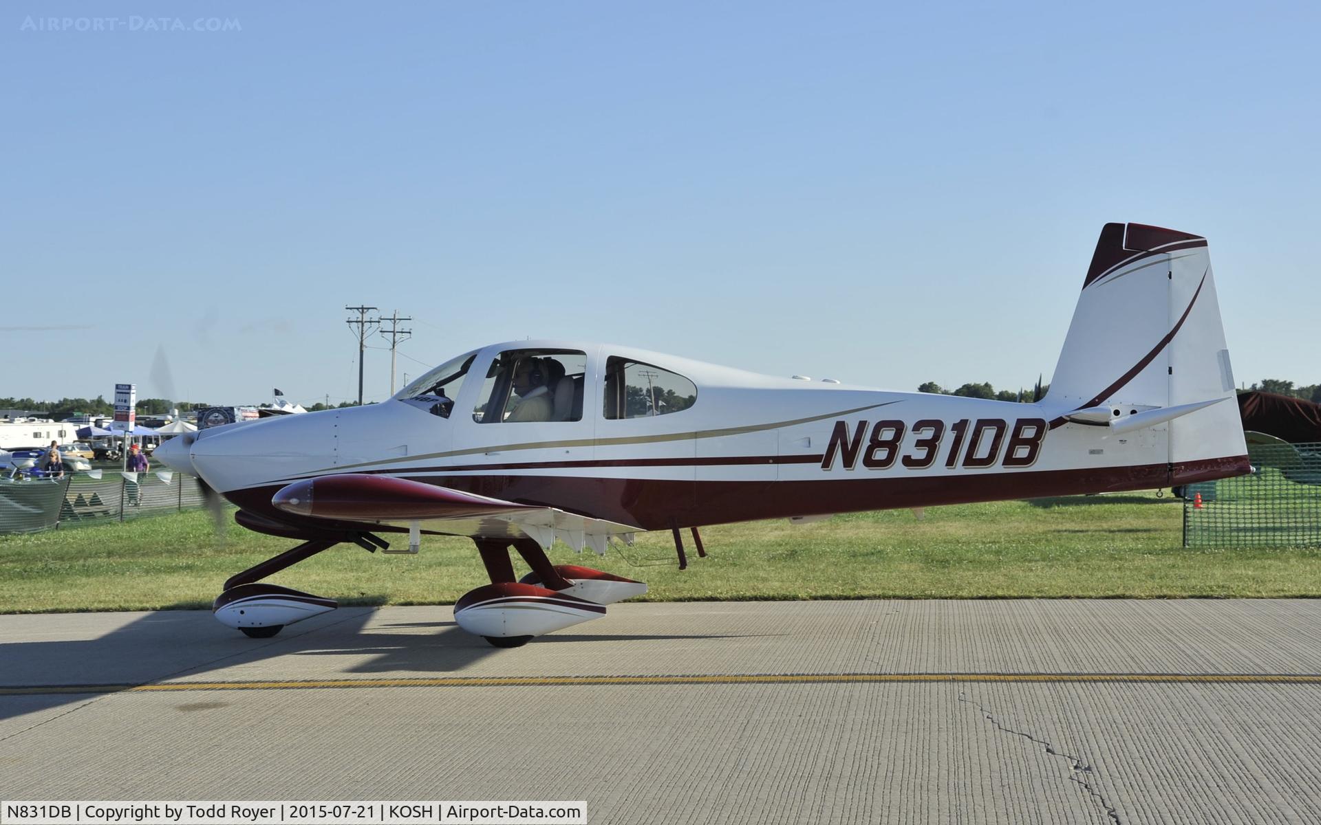 N831DB, Vans RV-10 C/N 40831, Airventure 2015