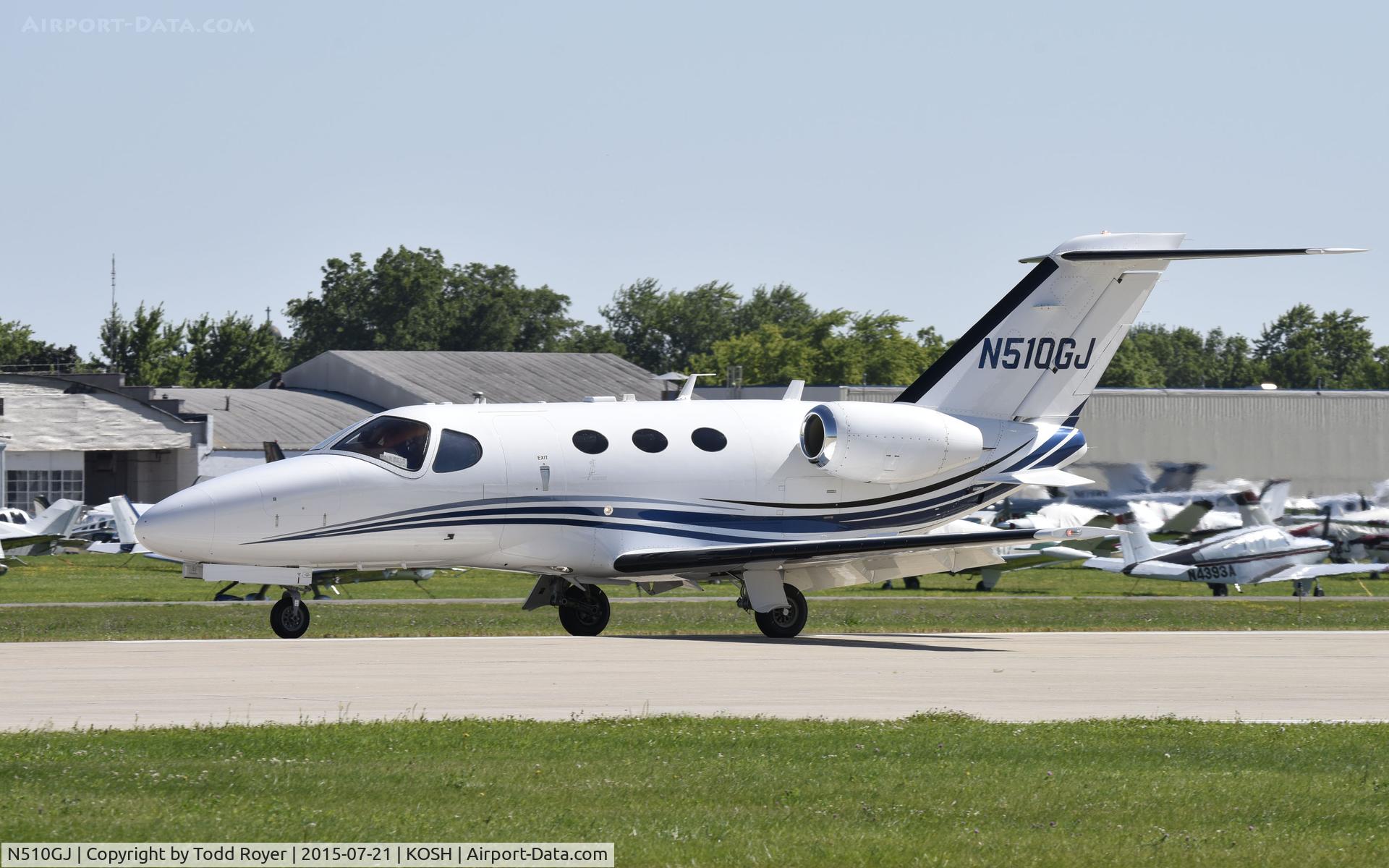 N510GJ, 2008 Cessna 510 Citation Mustang Citation Mustang C/N 510-0083, Airventure 2015