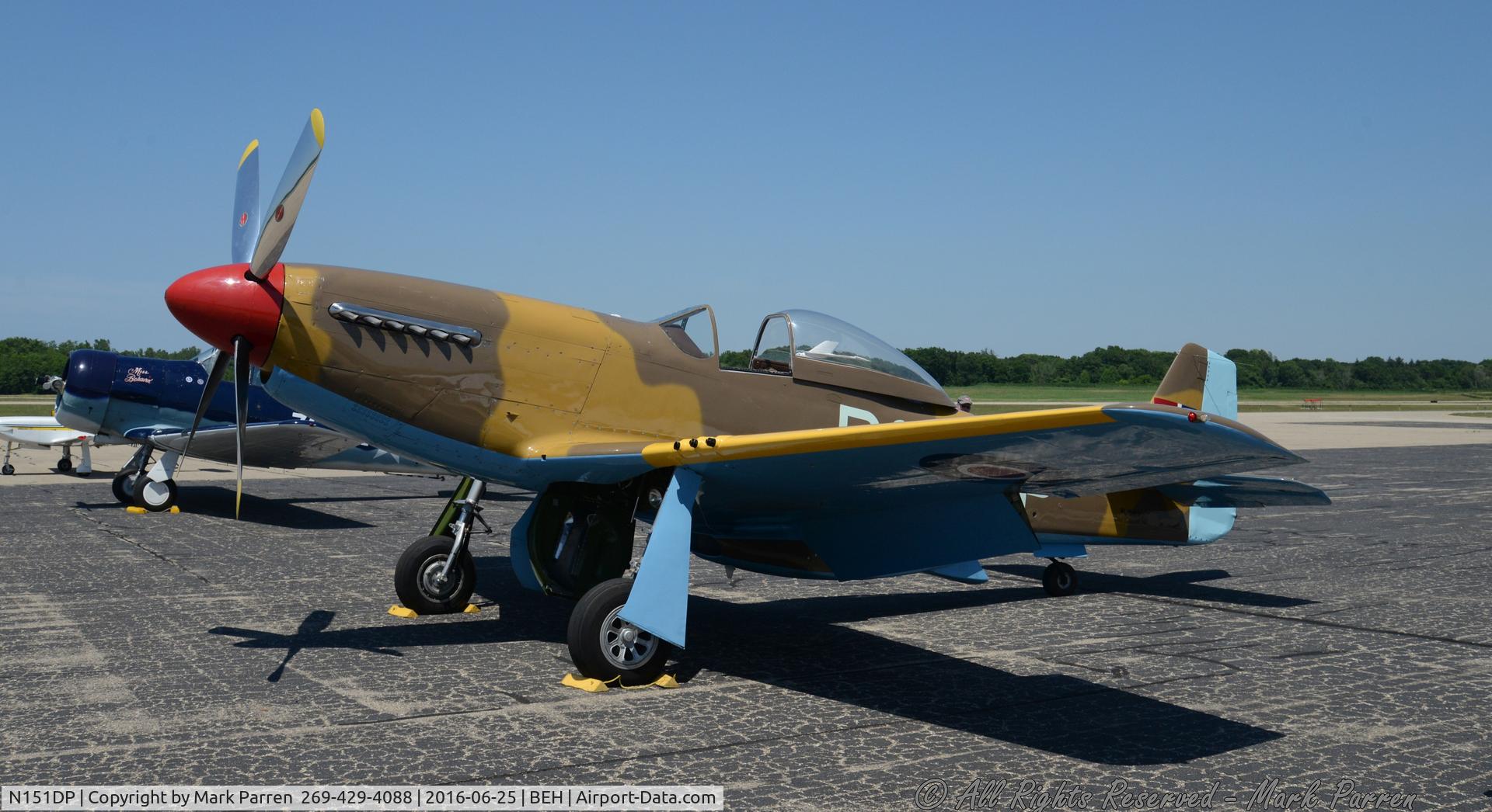 N151DP, 1944 North American P-51C Mustang C/N 111-28888, On display and flying at 