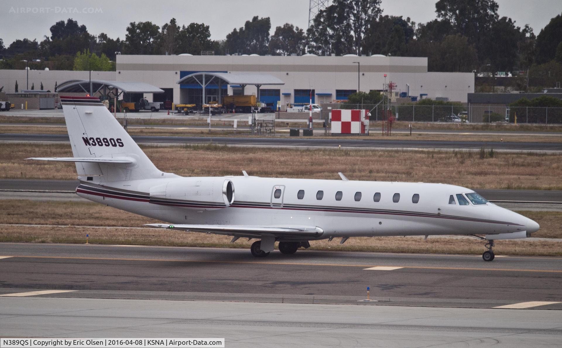 N389QS, 2007 Cessna 680 Citation Sovereign C/N 680-0149, Cessna 680 at John Wayne Airport
