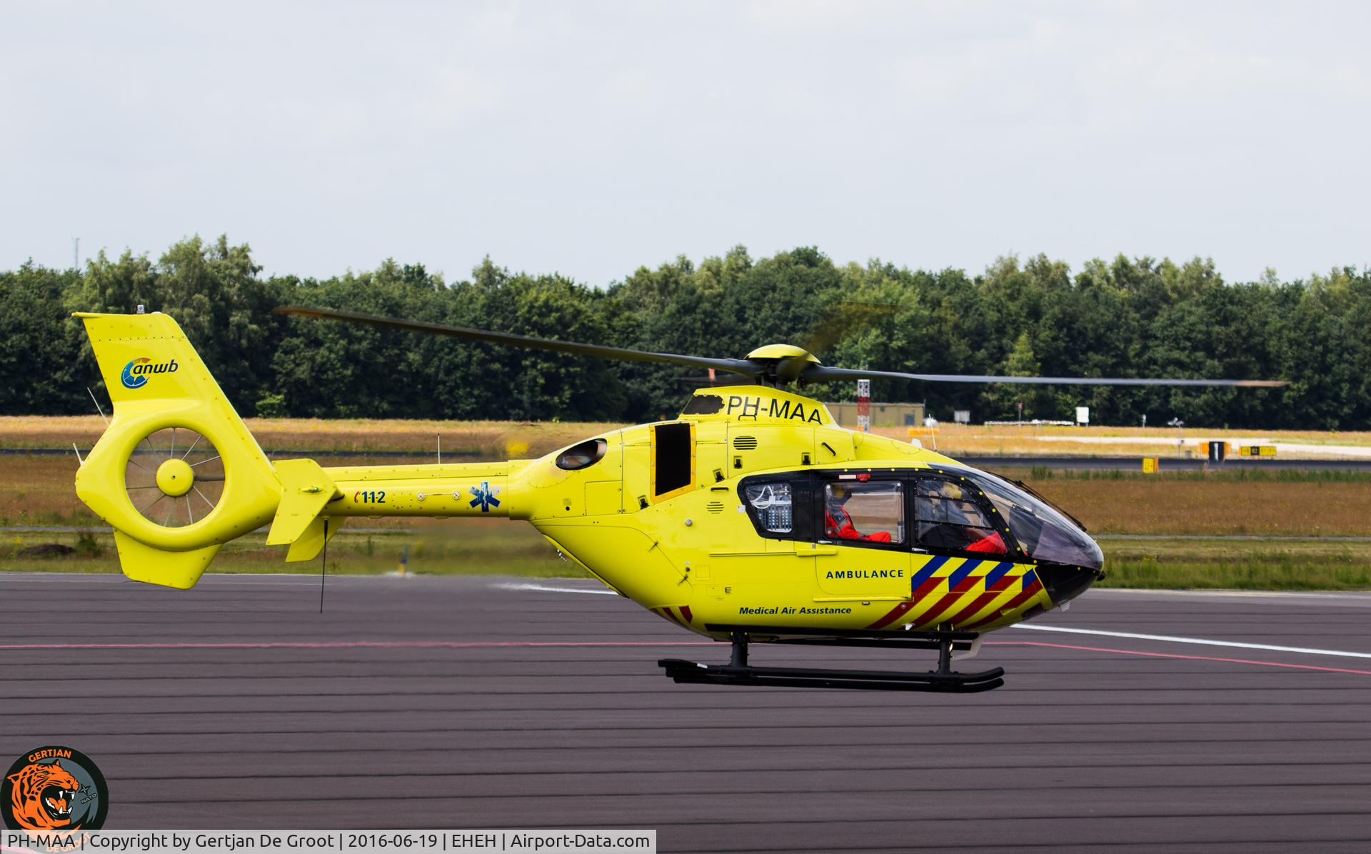 PH-MAA, 2006 Eurocopter EC-135T-2 C/N 0532, Foto gemaakt op 19-06-2016 op Vlb Eindhoven na refueling