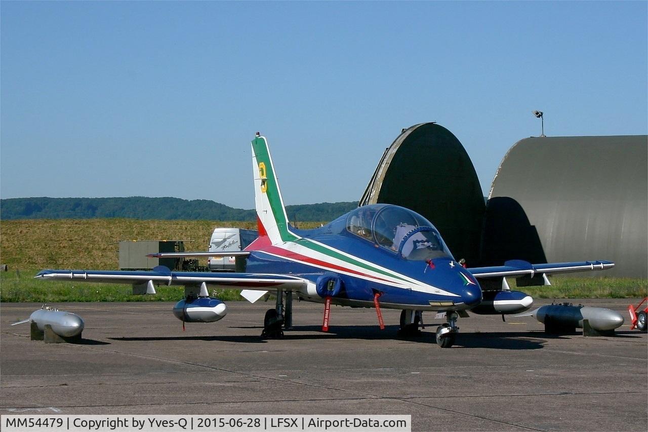 MM54479, Aermacchi MB-339PAN C/N 6674/069/AD008, Italian Air Force Aermacchi MB-339PAN, N°9 of Frecce Tricolori Aerobatic Team 2015, Luxeuil-Saint Sauveur Air Base 116 (LFSX) Open day 2015