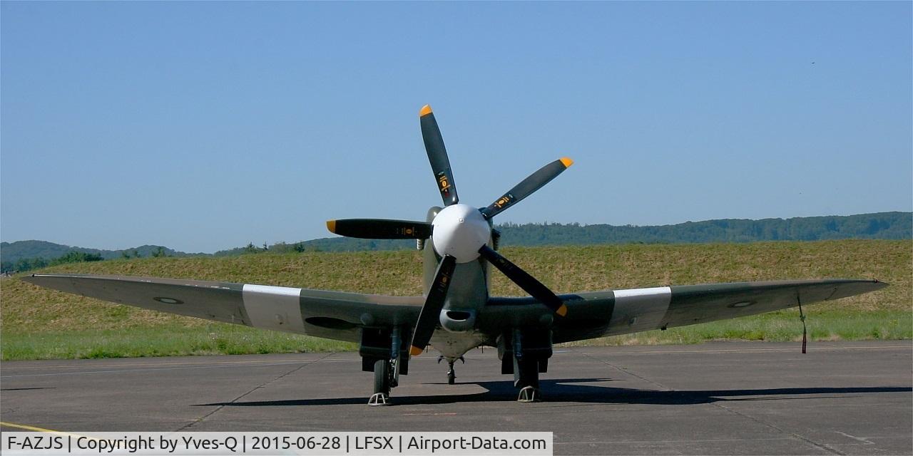 F-AZJS, 1944 Supermarine 389 Spitfire PR.XIX C/N 6S/585110, Supermarine 389 Spitfire PR.XIX, Static display, Luxeuil-St Sauveur Air Base 116 (LFSX) Open day 2015