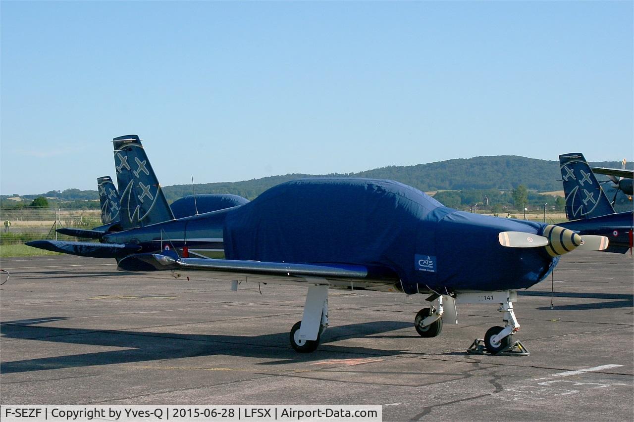F-SEZF, Socata TB-30 Epsilon C/N 141, Socata TB-30 Epsilon, French Air Force aerobatic team,  Luxeuil-Saint Sauveur Air Base 116 (LFSX) Open day 2015