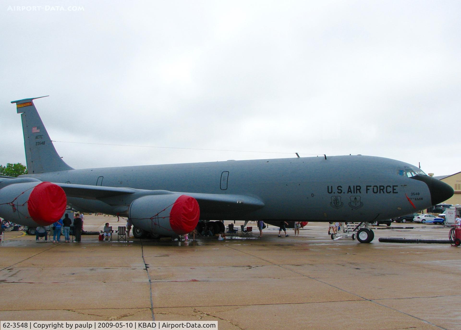62-3548, 1962 Boeing KC-135R Stratotanker C/N 18531, At Barksdale Air Force Base.