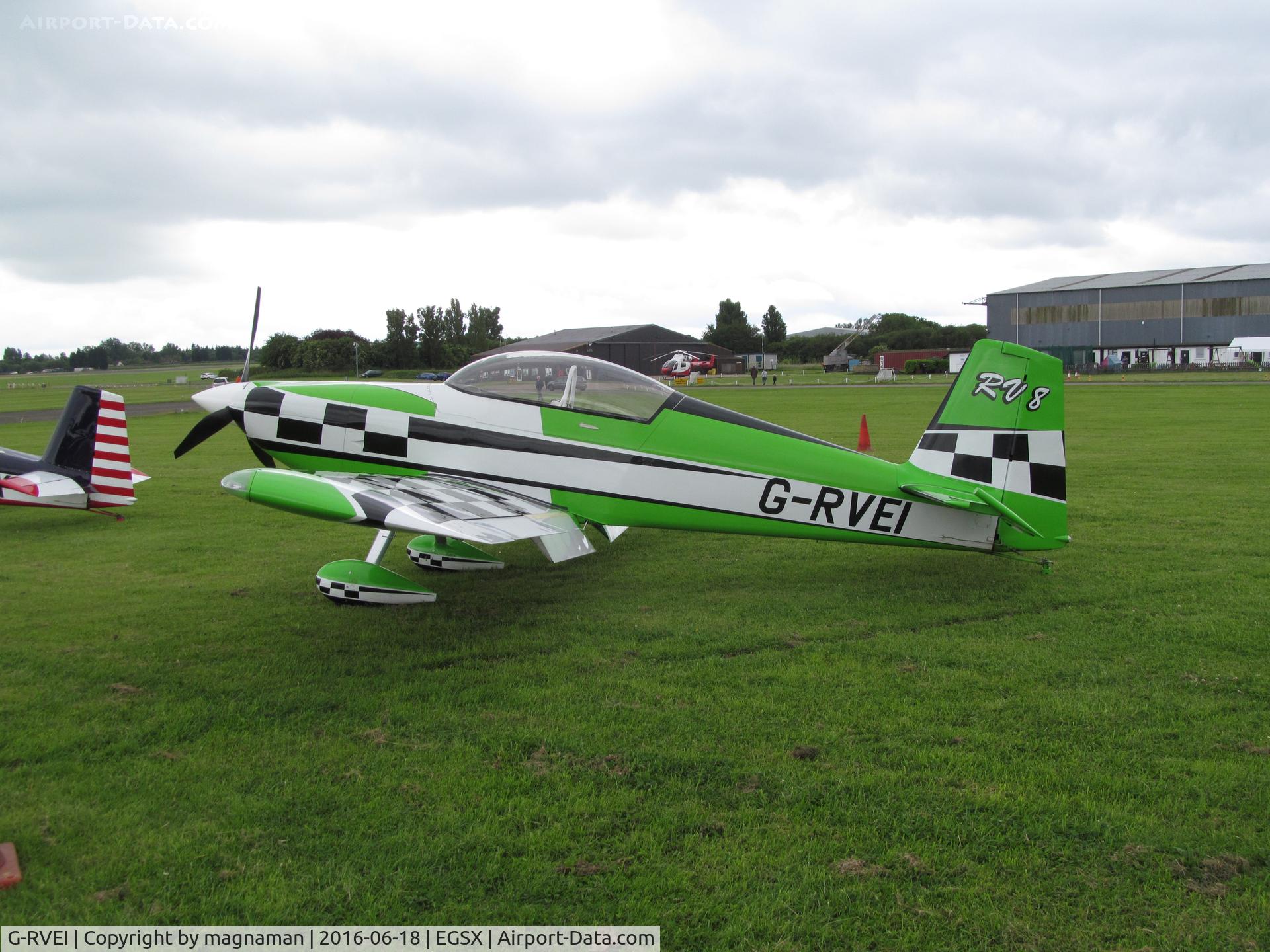 G-RVEI, 2011 Vans RV-8 C/N LAA 303-14961, At fly in
