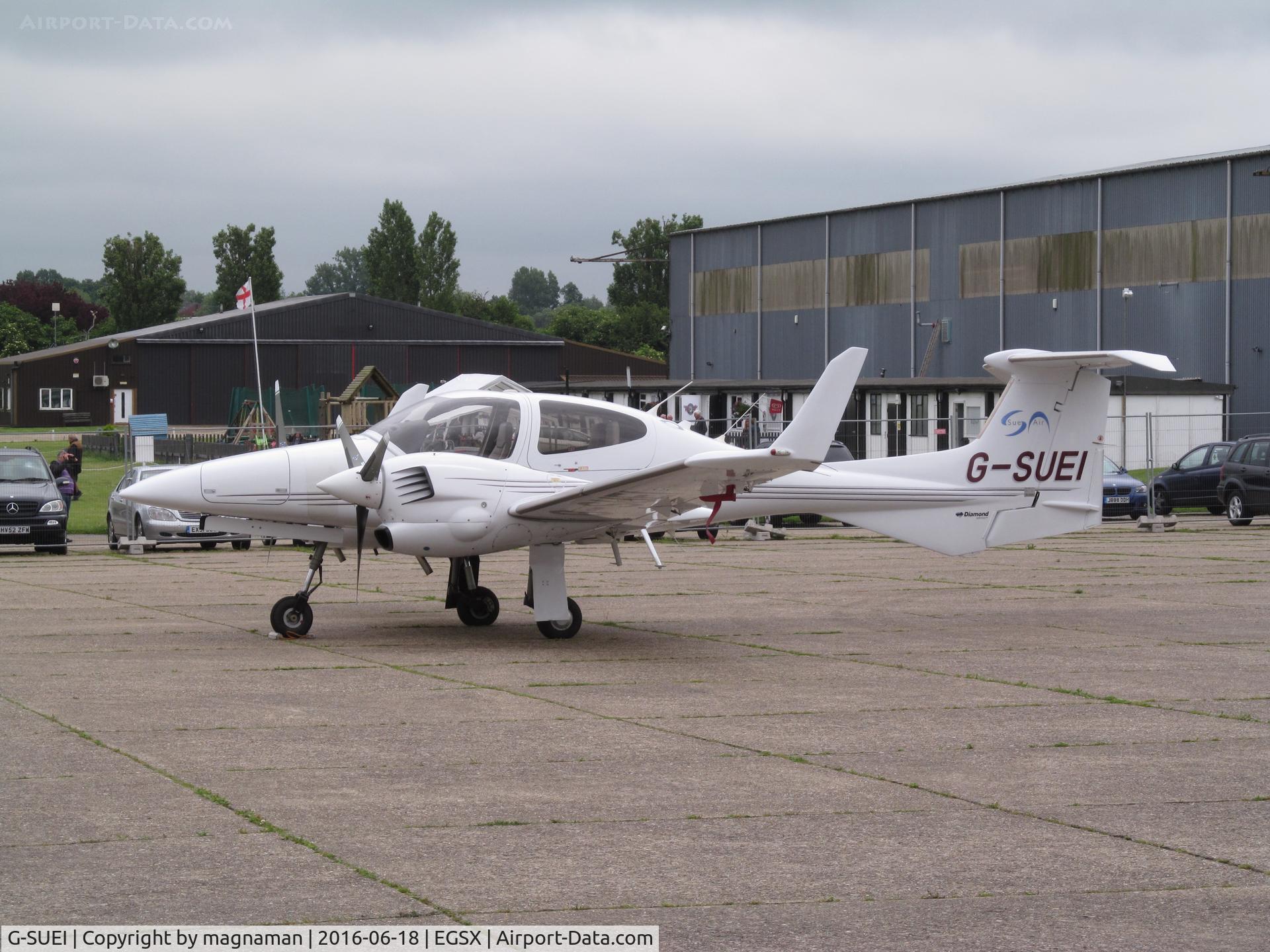 G-SUEI, 2009 Diamond DA-42 Twin Star C/N 42.415, On home apron