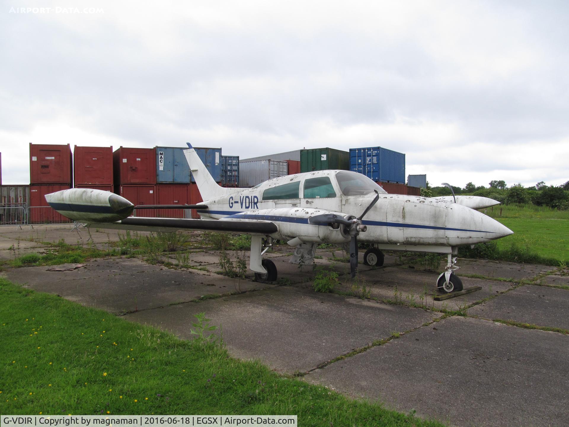 G-VDIR, 1975 Cessna T310R C/N 310R-0211, not yet scrapped