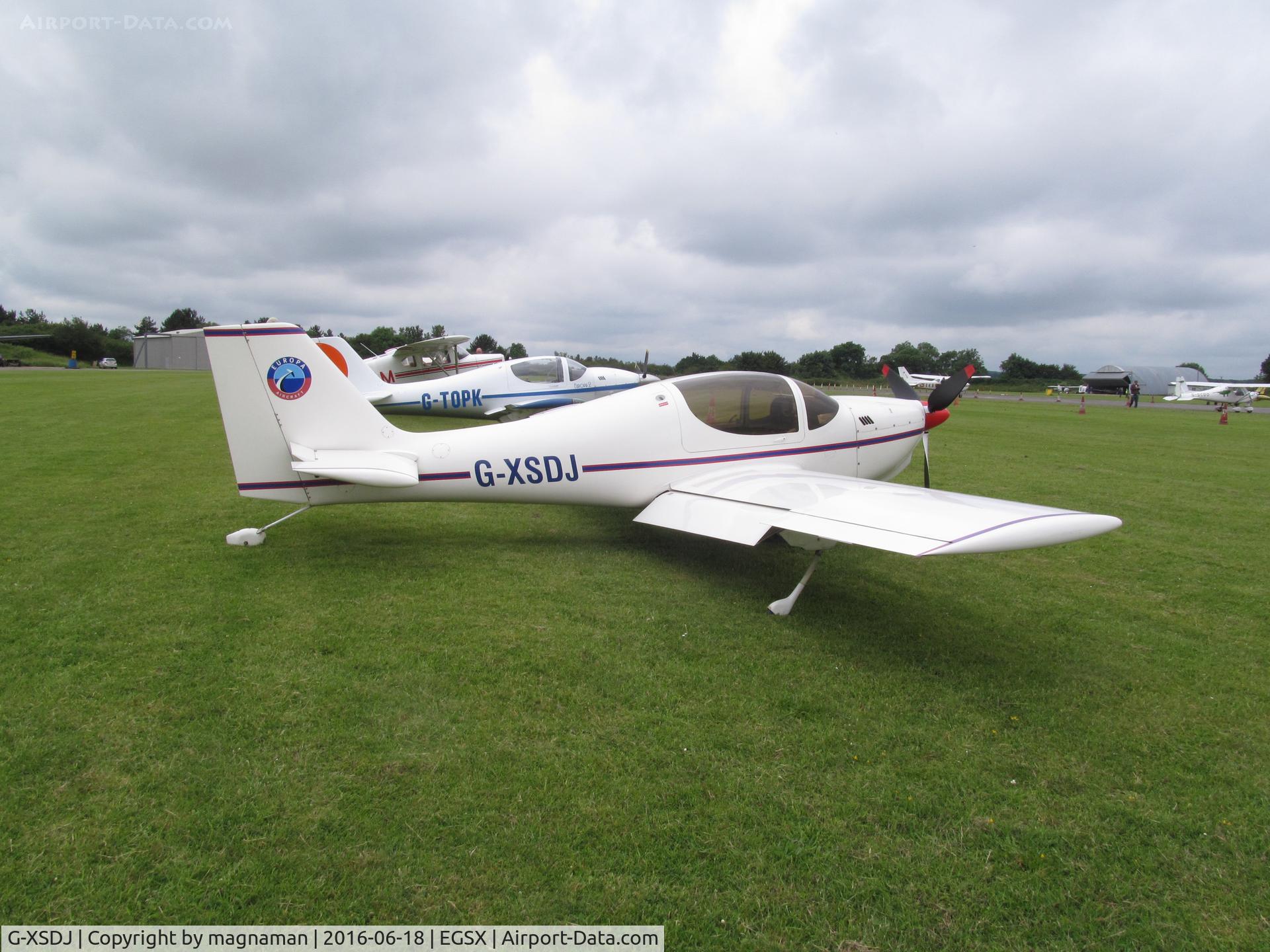 G-XSDJ, 2002 Europa XS Monowheel C/N PFA 247-13378, at air Britain fly in