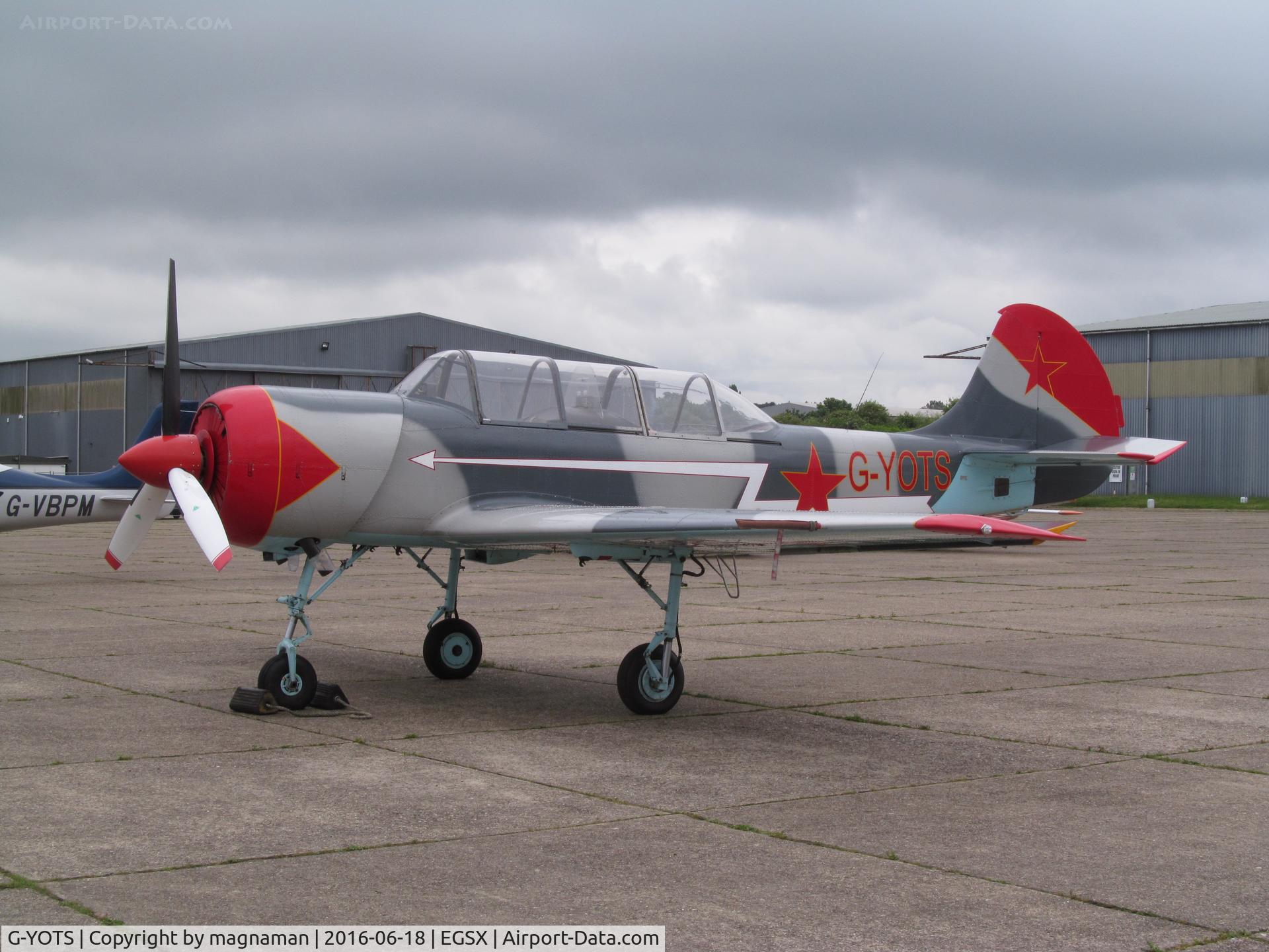 G-YOTS, 1990 Bacau Yak-52 C/N 9010308, nice yak at NW