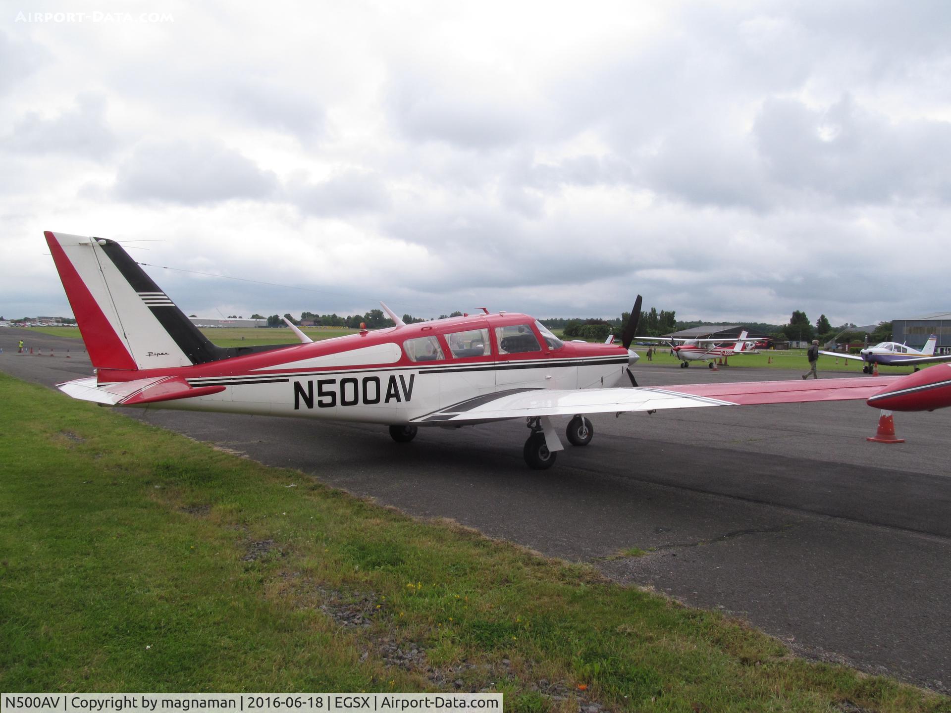 N500AV, 1969 Piper PA-24-260 Comanche C/N 24-4805, at NW fly in