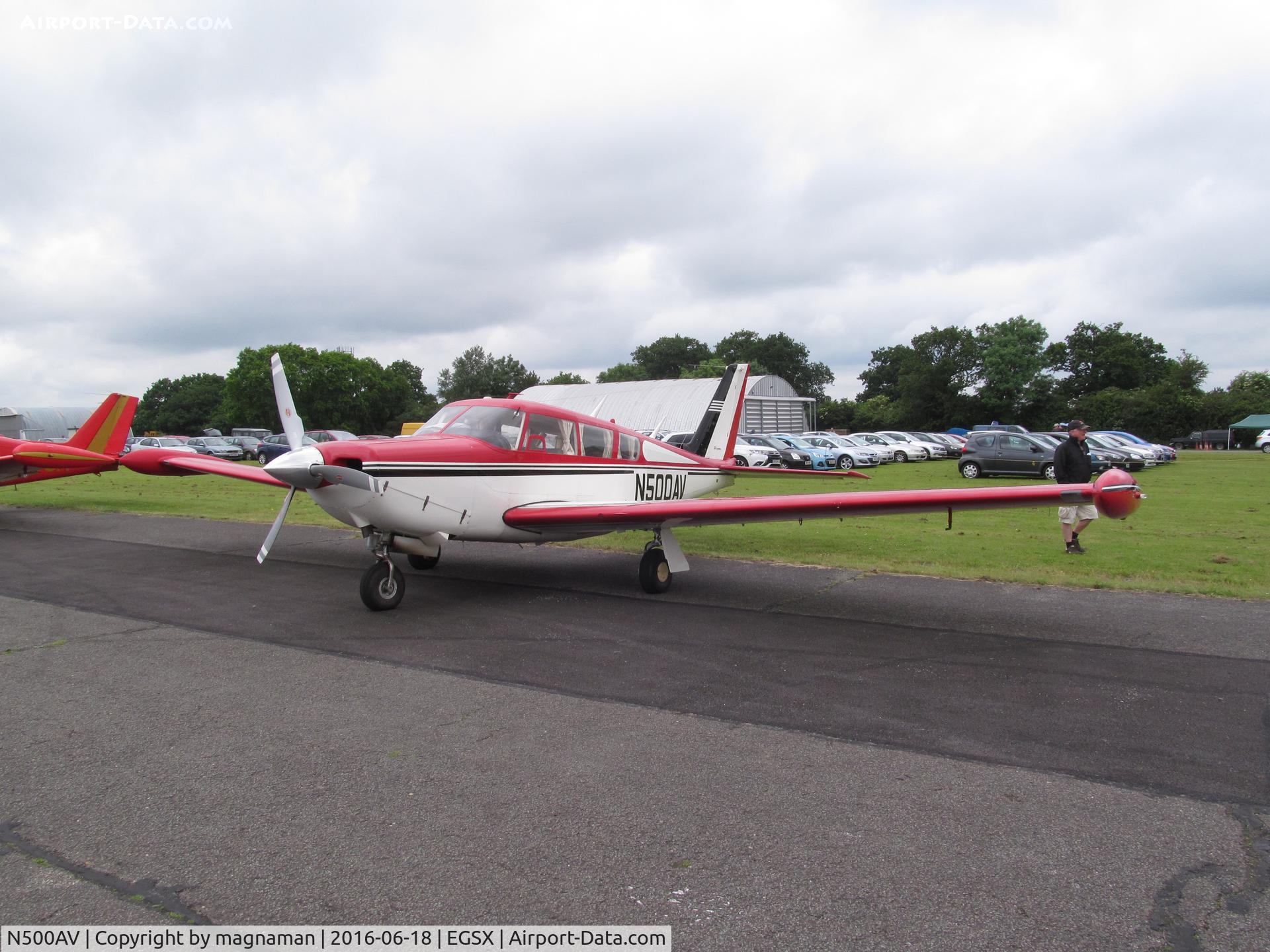 N500AV, 1969 Piper PA-24-260 Comanche C/N 24-4805, on commanche apron
