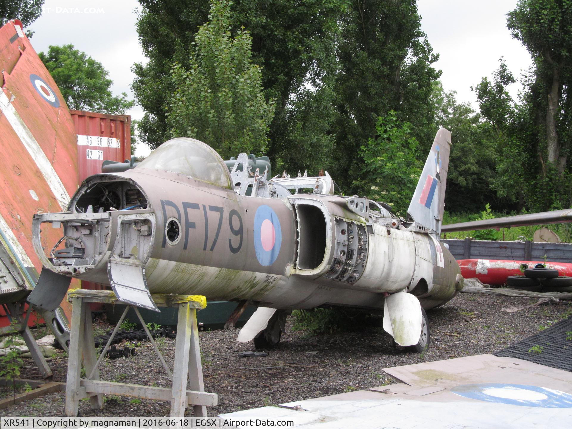 XR541, 1963 Hawker Siddeley Gnat T.1 C/N FL552, poorly