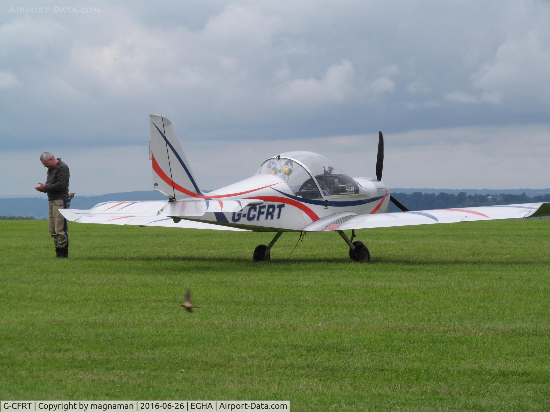G-CFRT, 2008 Cosmik EV-97 TeamEurostar UK C/N 3224, my second in one day!