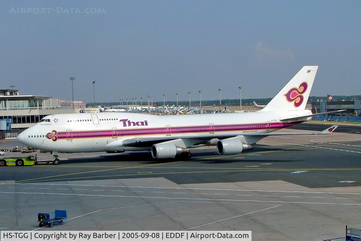 HS-TGG, 2003 Boeing 747-4D7 C/N 33771, Boeing 747-4D7 [33771] (Thai Airways) Frankfurt~D 08/09/2005