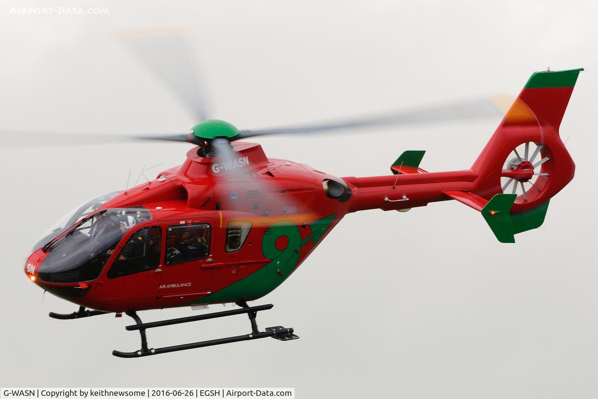 G-WASN, 2008 Eurocopter EC-135T-2+ C/N 0746, Air Ambulance.