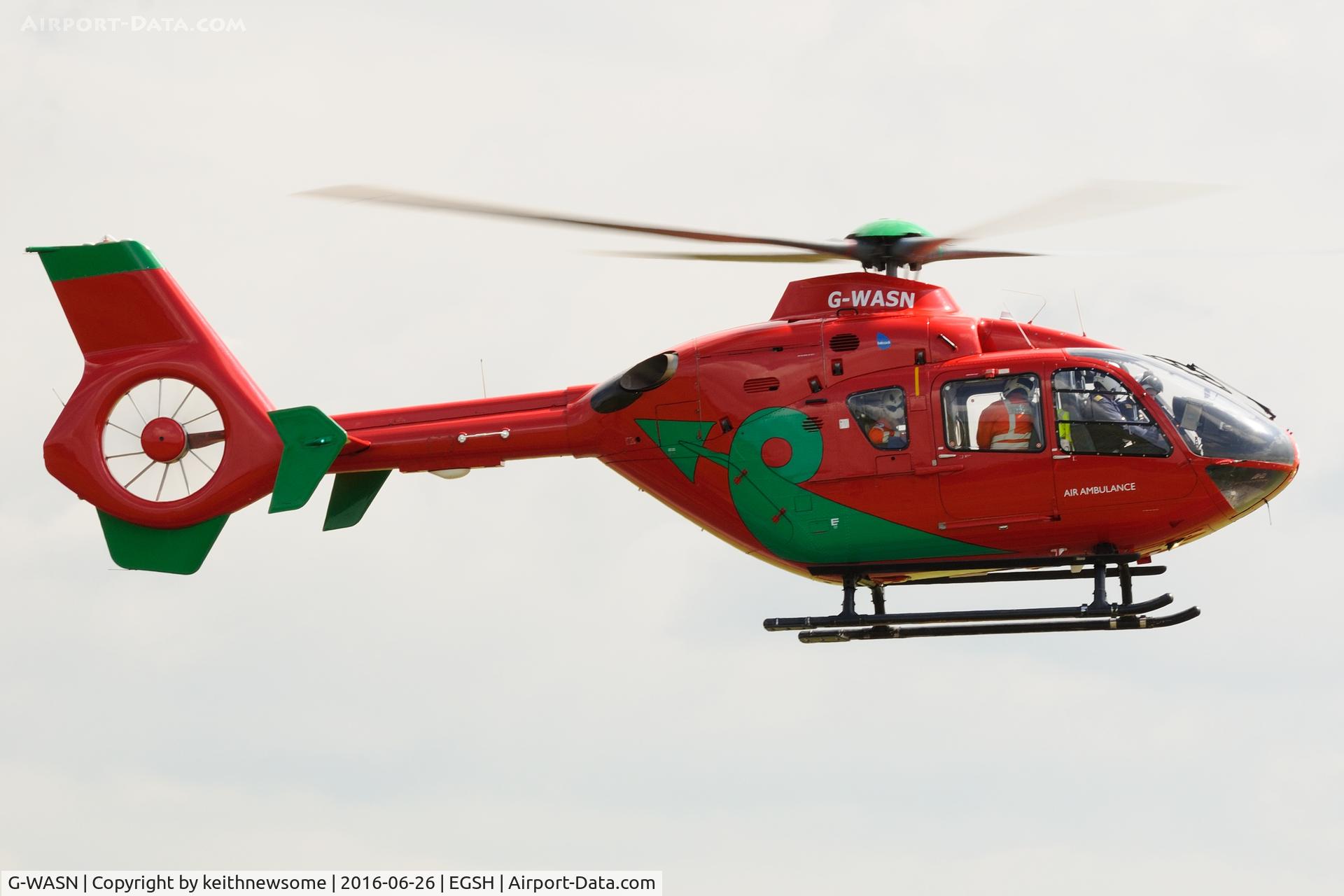 G-WASN, 2008 Eurocopter EC-135T-2+ C/N 0746, Air Ambulance.