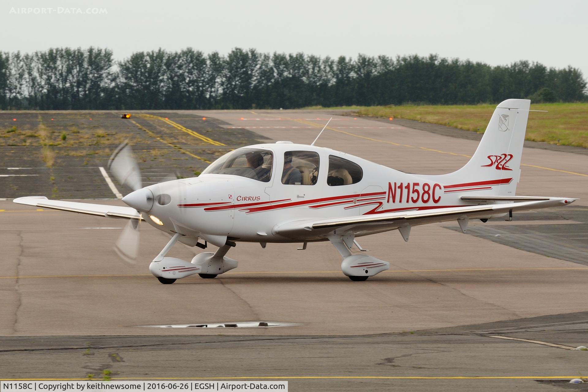 N1158C, 2003 Cirrus SR22 C/N 0776, Late Arrival.