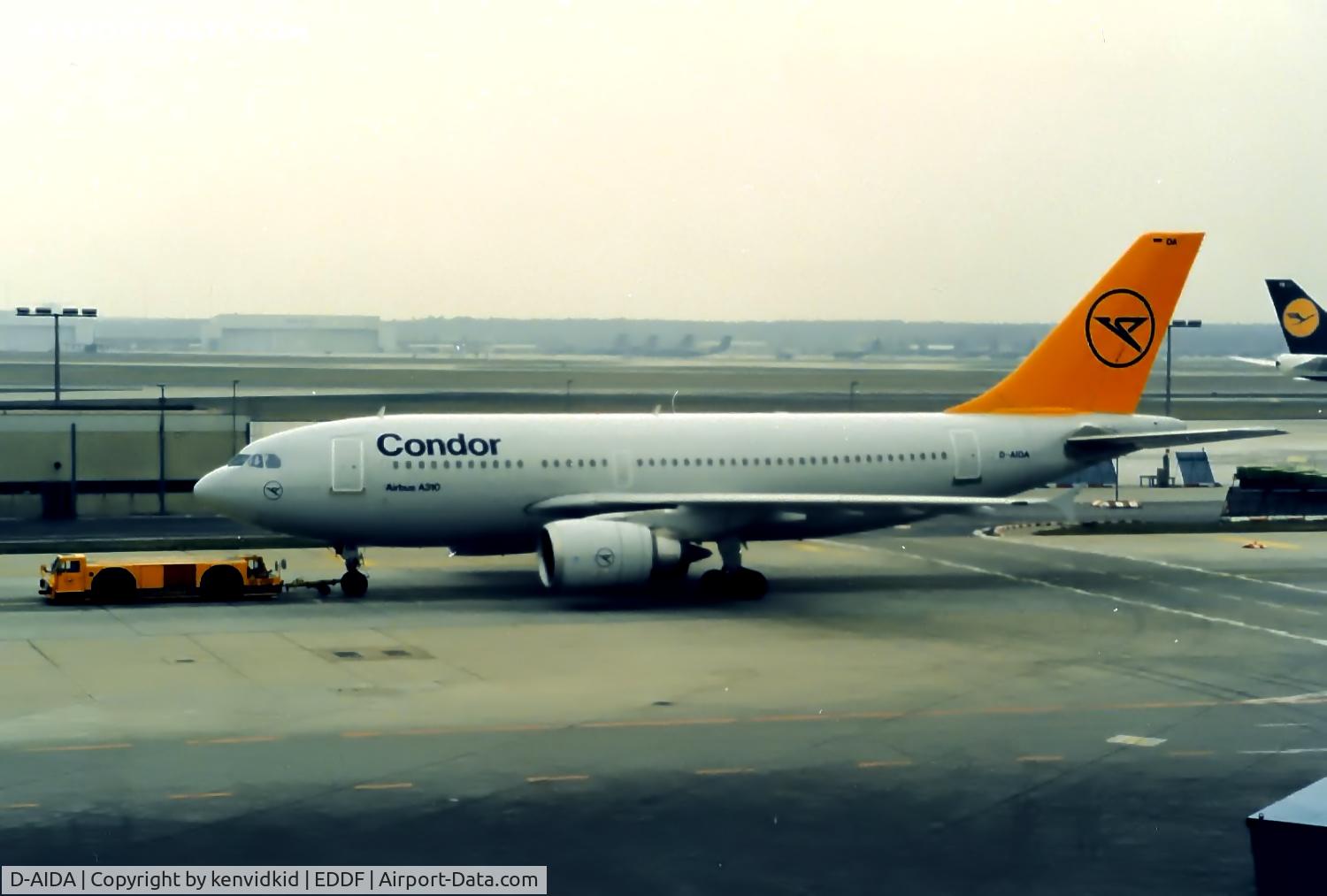 D-AIDA, 1987 Airbus A310-304/MRT C/N 434, Condor