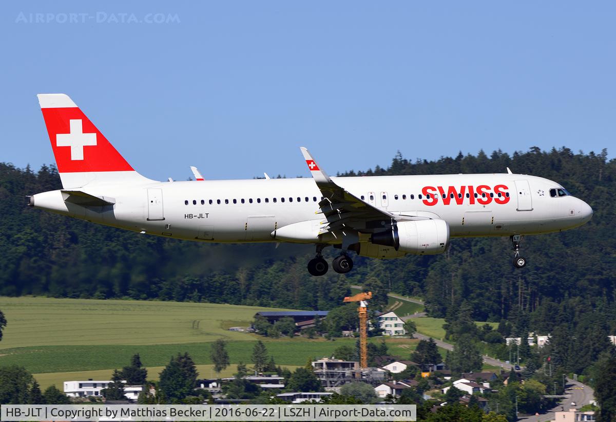 HB-JLT, 2013 Airbus A320-214 C/N 5518, HB-JLT