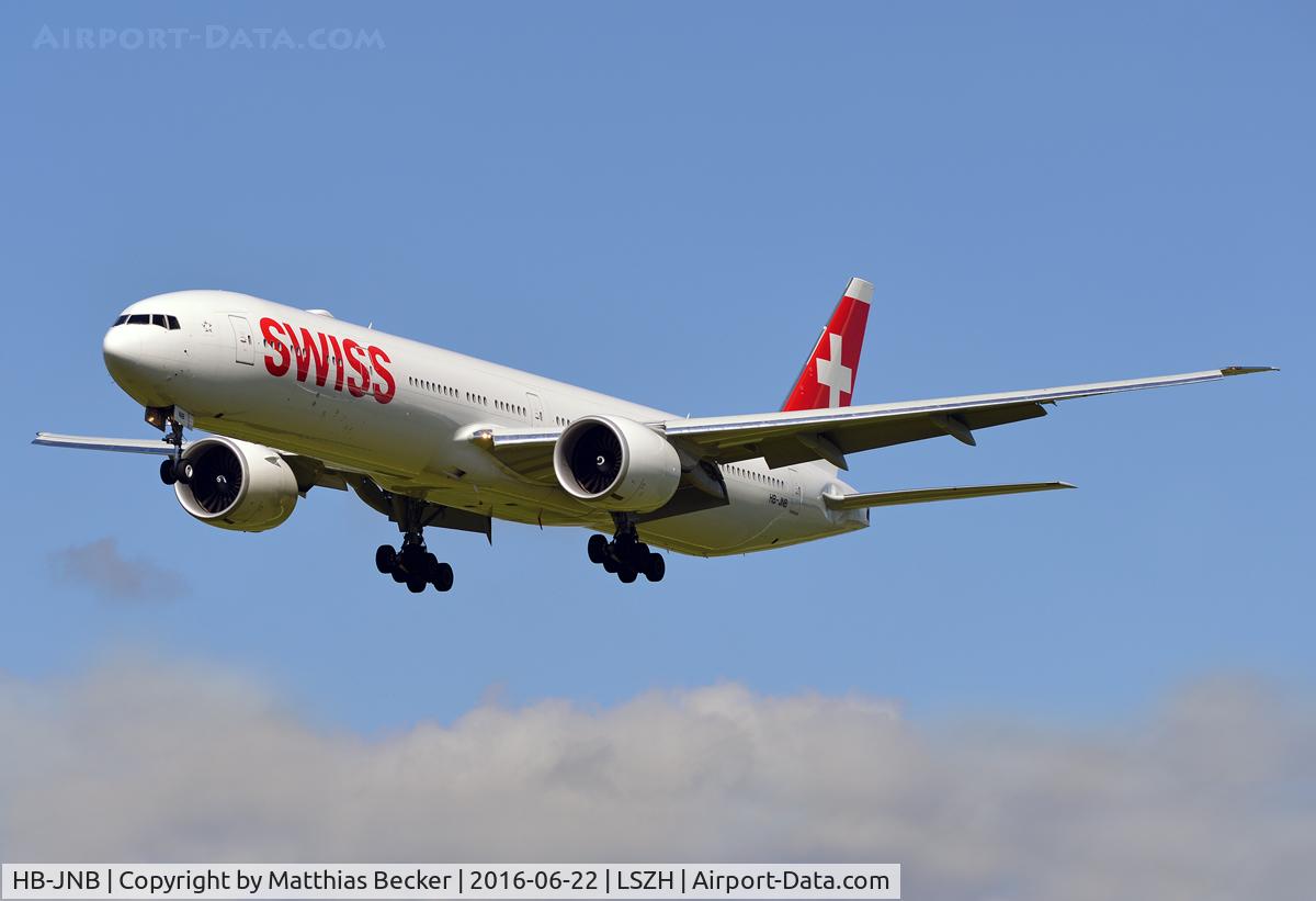 HB-JNB, 2016 Boeing 777-3DE/ER C/N 44583, HB-JNB
