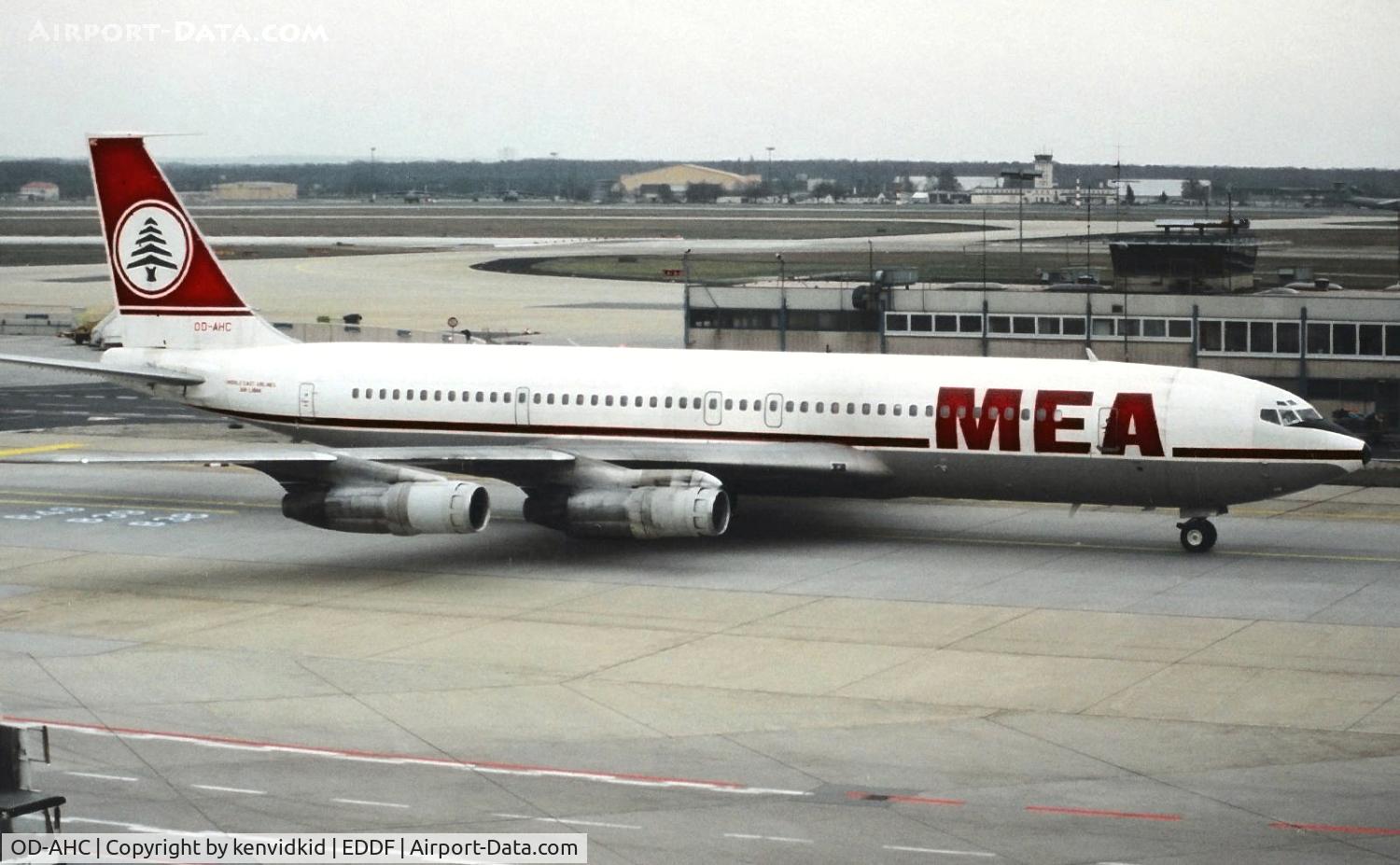 OD-AHC, 1968 Boeing 707-323C C/N 19589, Middle East Airlines (MEA)