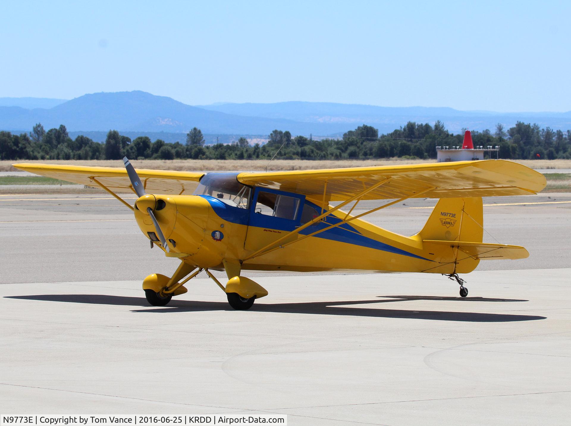 N9773E, 1946 Aeronca 11AC Chief C/N 11AC-1428, Aeronca Chief at Redding