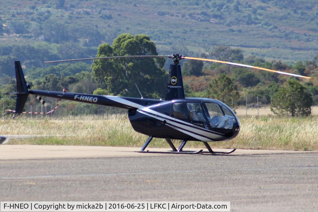 F-HNEO, Robinson R44 Raven II C/N 10583, Parked