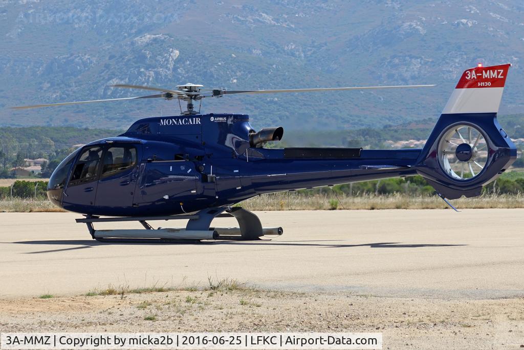 3A-MMZ, 2015 Airbus Helicopters H-130 C/N 8179, Parked