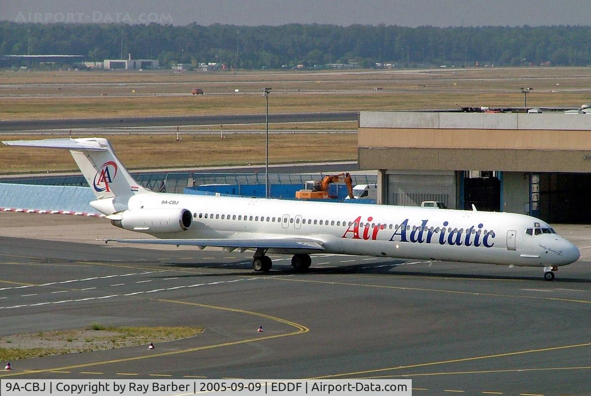 9A-CBJ, 1987 McDonnell Douglas MD-83 (DC-9-83) C/N 49449, McDonnell Douglas DC-9-83 [49449] (Air Adriatic) Frankfurt~D 09/09/2005