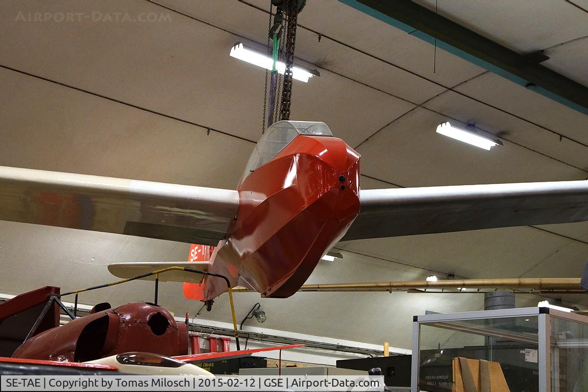 SE-TAE, 1960 Scheibe Bergfalke II/55 C/N 316, On display at Aeroseum near Gothenburg City Airport