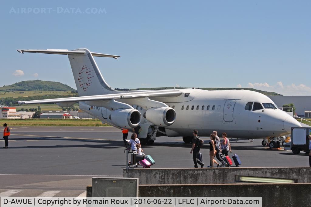 D-AWUE, 1986 British Aerospace BAe.146-200 C/N E2050, Parked