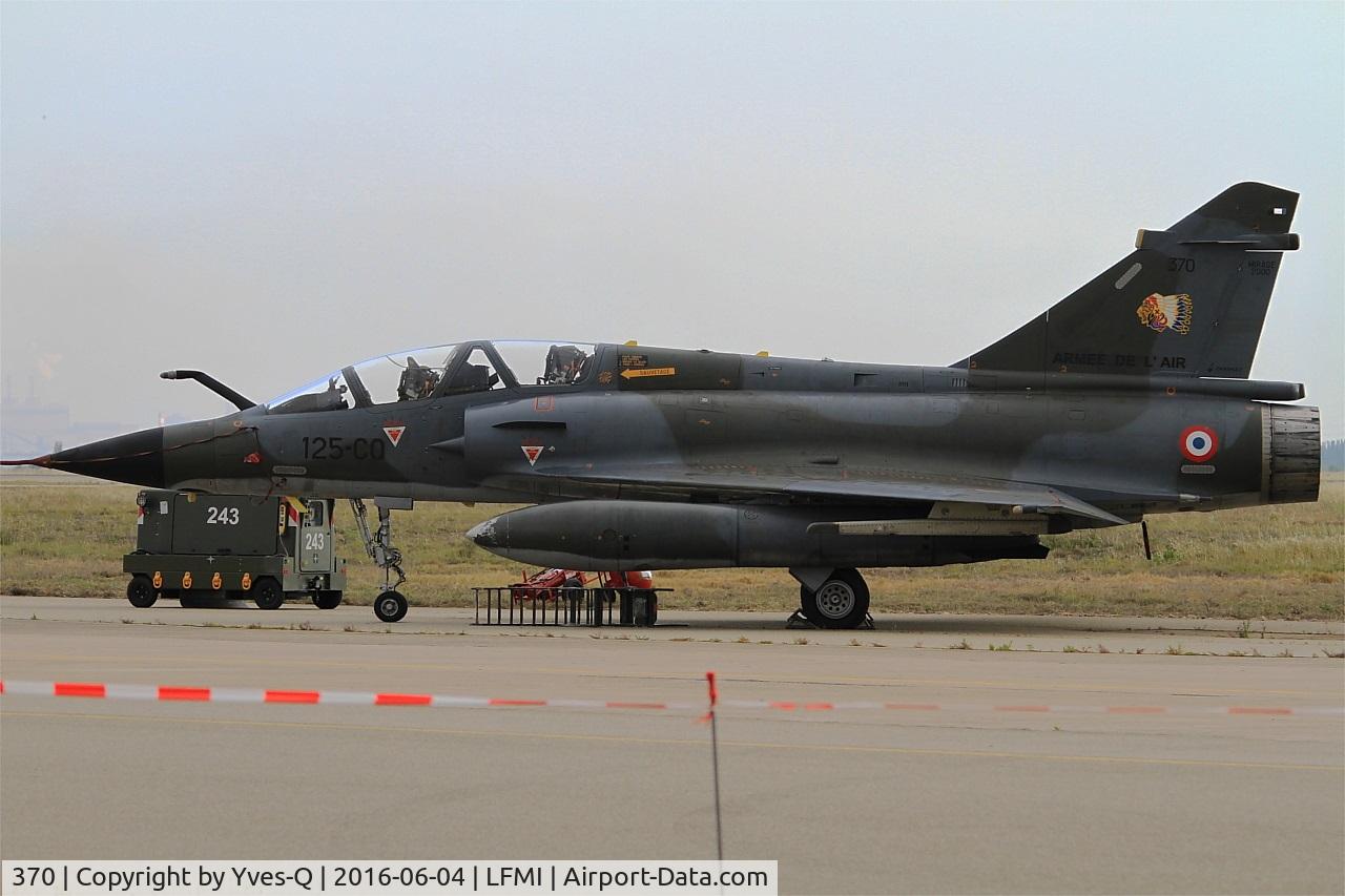 370, Dassault Mirage 2000N C/N 374, Dassault Mirage 2000N, Static display, Istres-Le Tubé Air Base 125 (LFMI-QIE) open day 2016