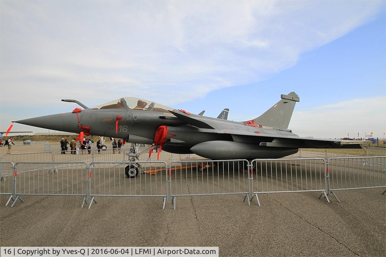 16, Dassault Rafale M C/N 16, Dassault Rafale M, Static display, Istres-Le Tubé Air Base 125 (LFMI-QIE) open day 2016