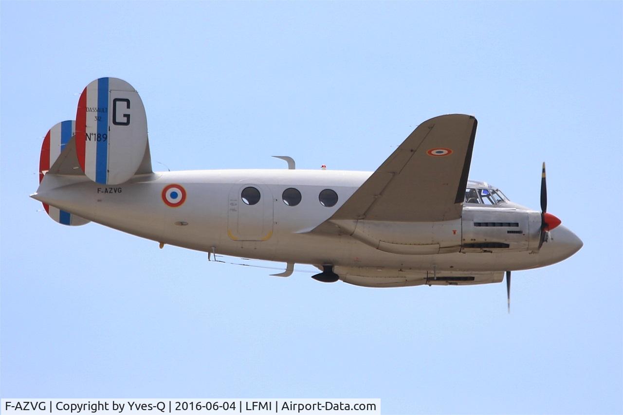 F-AZVG, Dassault MD-312 Flamant C/N 189, Dassault MD-312 Flamant, On display, Istres-Le Tubé Air Base 125 (LFMI-QIE) open day 2016