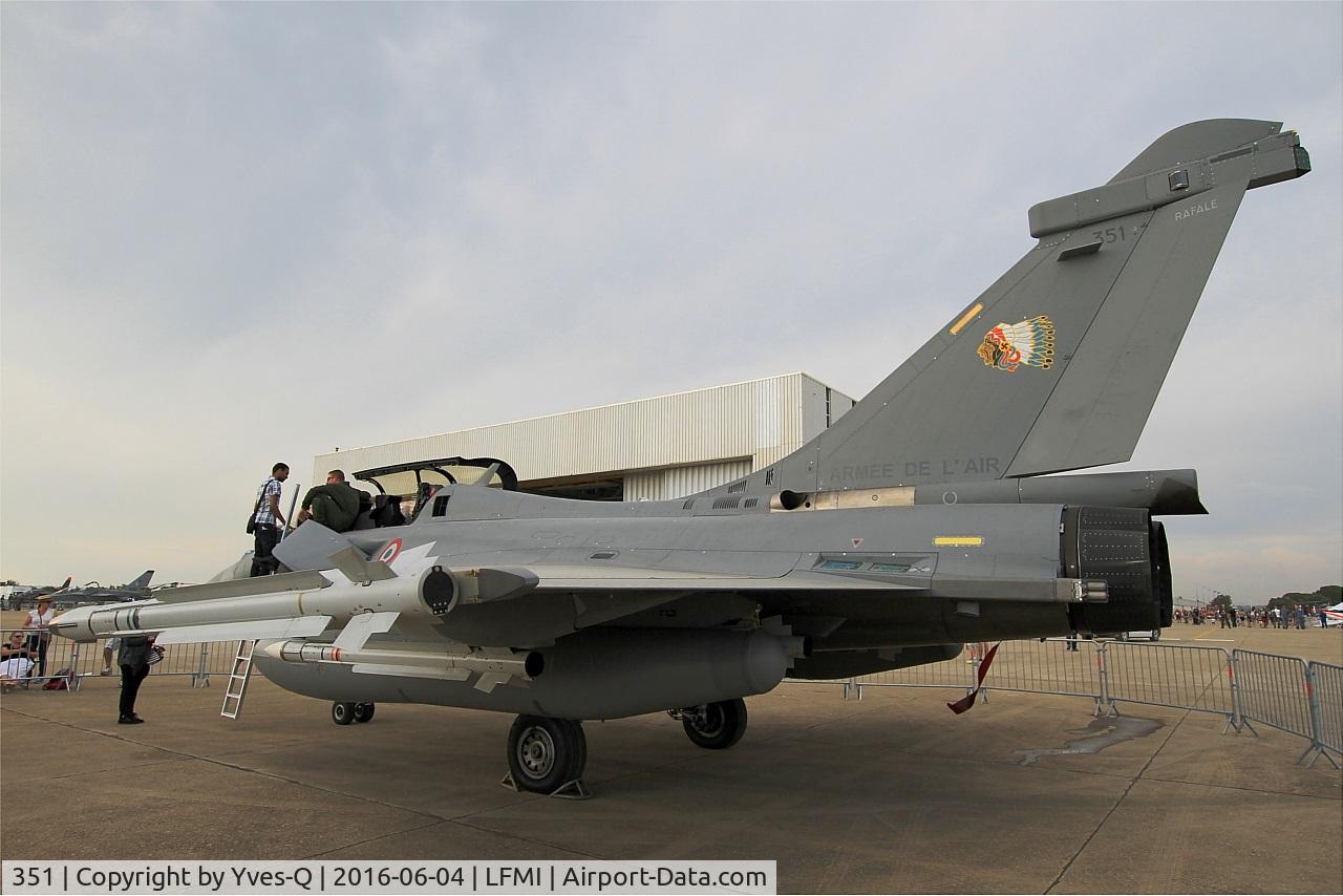 351, 2014 Dassault Rafale B C/N 351, Dassault Rafale B (118-FR), Static display, Istres-Le Tubé Air Base 125 (LFMI-QIE) open day 2016