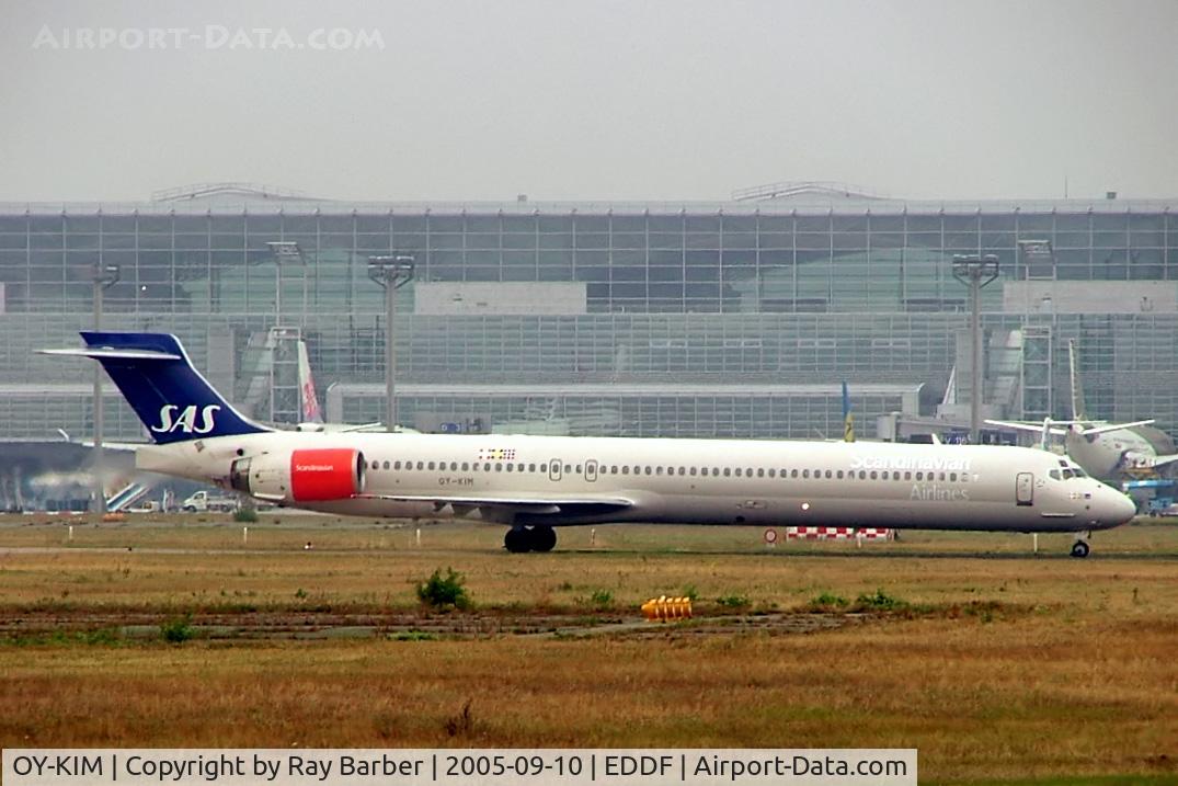 OY-KIM, 1996 McDonnell Douglas MD-90-30 C/N 53460, McDonnell Douglas MD-90-30 [53460] (SAS Scandinavian Airlines) Frankfurt~D 10/09/2005