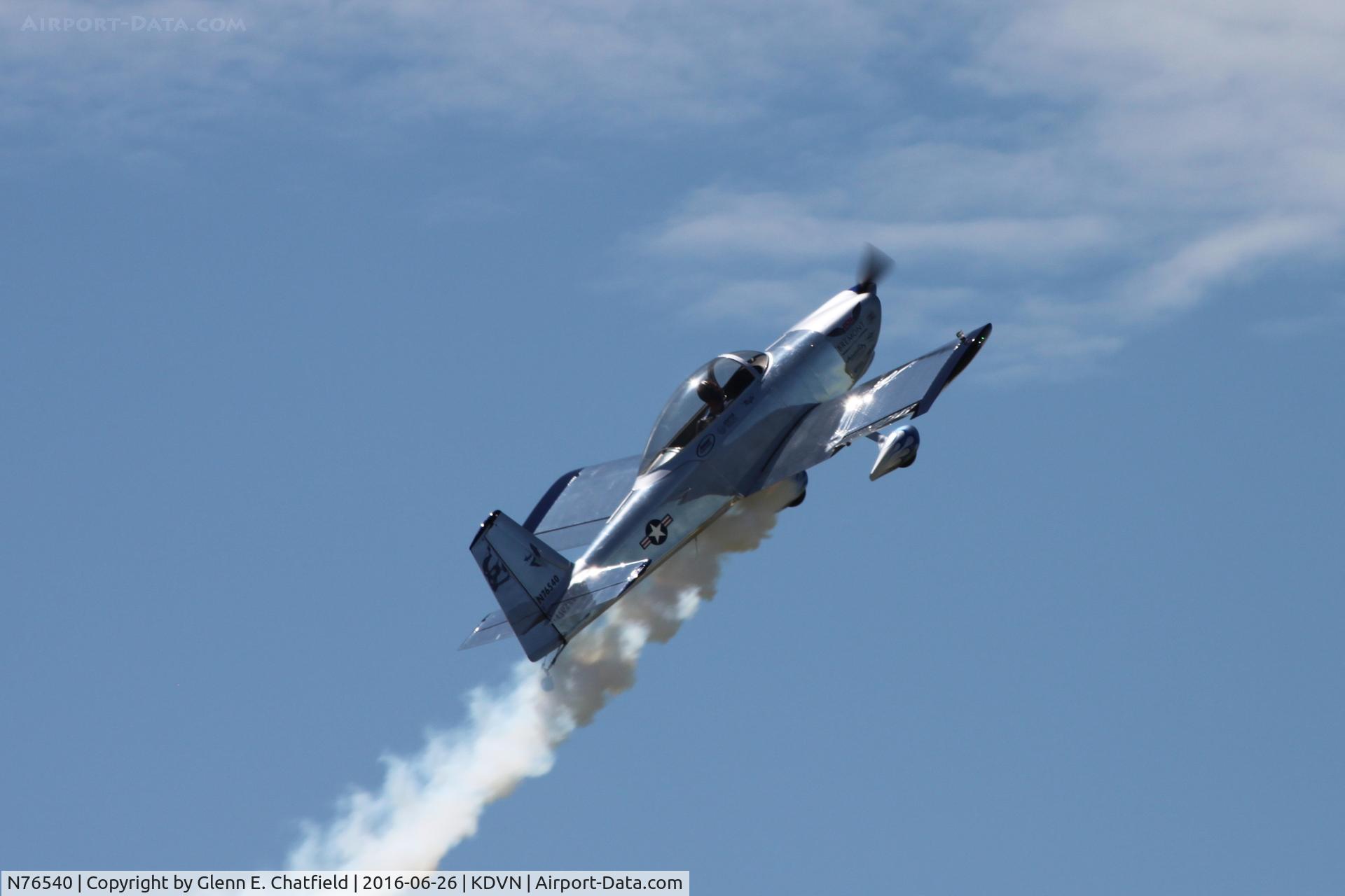 N76540, Vans RV-8 C/N 80733, At the Davenport Air Show