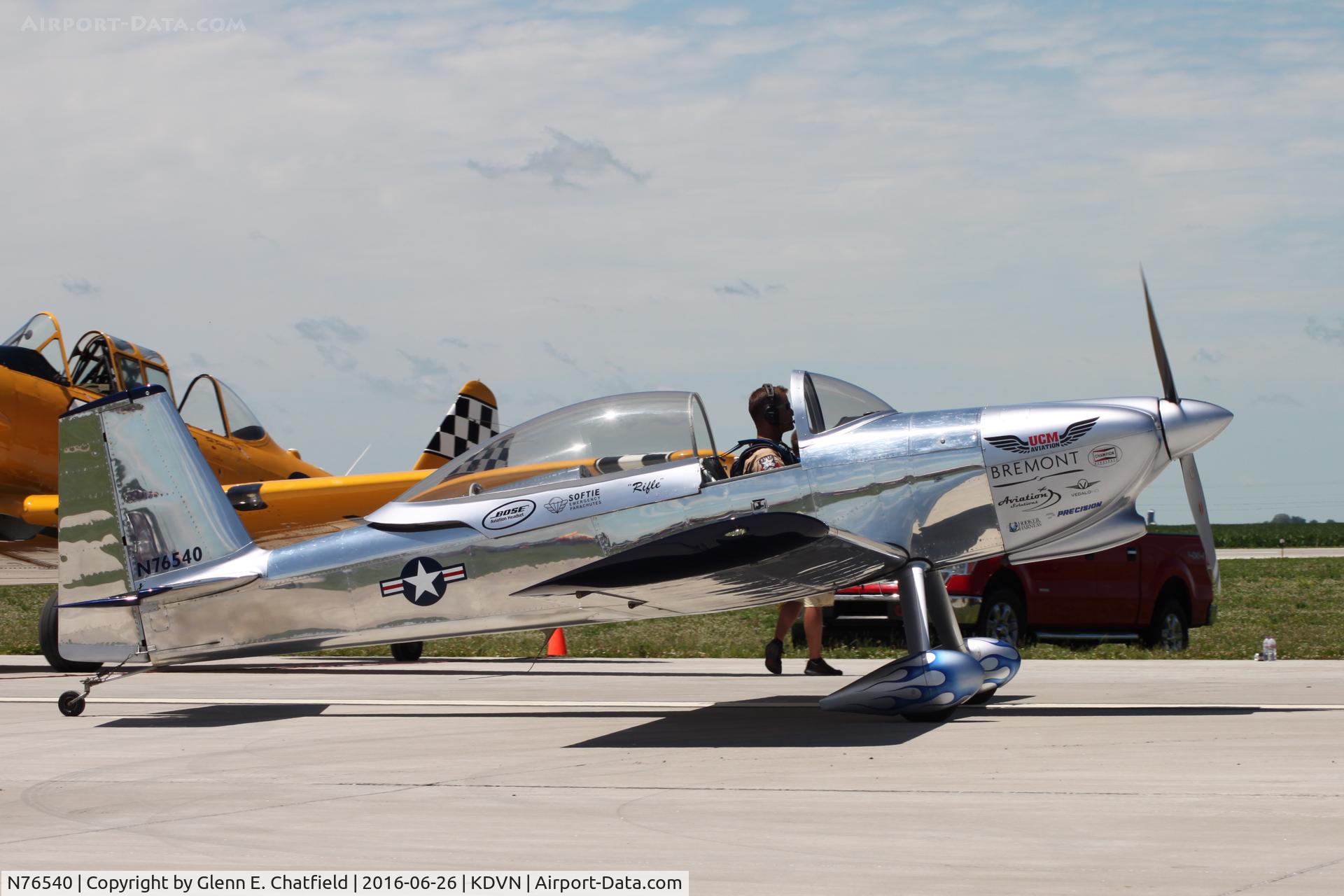 N76540, Vans RV-8 C/N 80733, At the Davenport Air Show