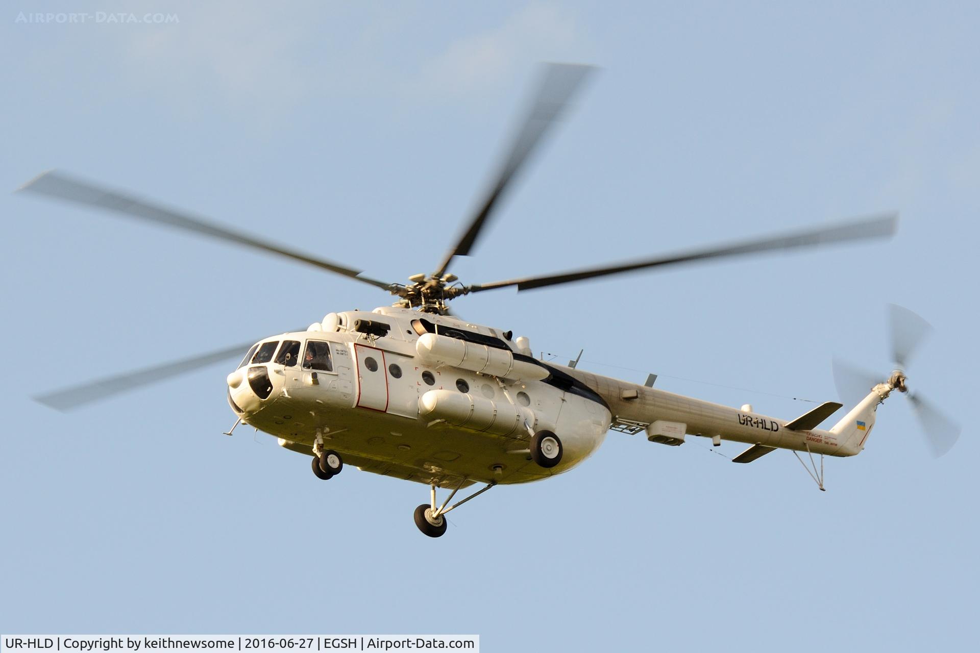 UR-HLD, Mil Mi-8MTB C/N 94915, Long awaited visitor.